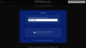 What Gifntext.com website looked like in 2024 (1 year ago)
