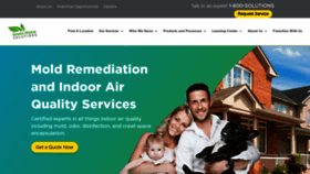 What Greenhomesolutions.com website looks like in 2024 