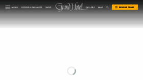 What Grandhotel.com website looks like in 2024 