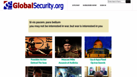 What Globalsecurity.org website looks like in 2024 