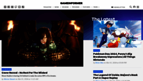 What Gameinformer.com website looks like in 2024 