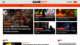 What Gamerant.com website looks like in 2024 