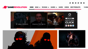 What Gamerevolution.com website looks like in 2024 