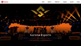 What Garena.com website looked like in 2024 (1 year ago)