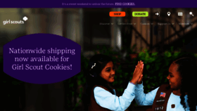 What Girlscouts.org website looks like in 2024 