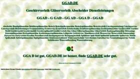 What Ggad.de website looks like in 2024 