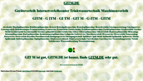 What Gitm.de website looks like in 2024 