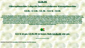 What Glik.de website looks like in 2024 