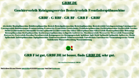 What Grbf.de website looks like in 2024 