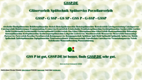 What Gssp.de website looked like in 2024 (1 year ago)