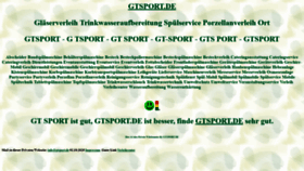 What Gtsport.de website looks like in 2024 