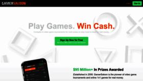 What Gamersaloon.com website looks like in 2024 