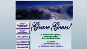 What Gracegems.org website looks like in 2024 