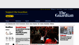 What Guardian.co.uk website looks like in 2024 