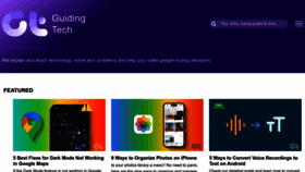 What Guidingtech.com website looks like in 2024 