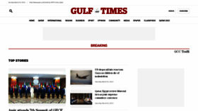 What Gulf-times.com website looks like in 2024 