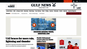 What Gulfnews.com website looks like in 2024 