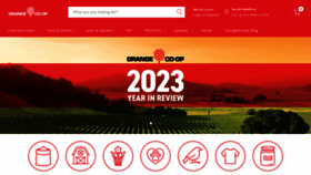What Grangecoop.com website looks like in 2024 