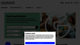 What Gradia.fi website looks like in 2024 