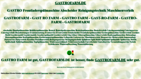 What Gastrofarm.de website looks like in 2024 