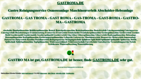 What Gastroma.de website looked like in 2024 (1 year ago)