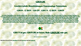 What Gdon.de website looks like in 2024 
