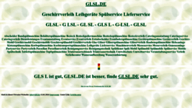 What Glsl.de website looks like in 2024 