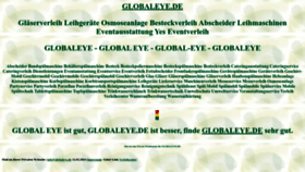 What Globaleye.de website looks like in 2024 