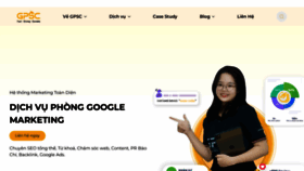 What Giaiphapseo.com website looks like in 2024 