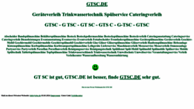What Gtsc.de website looks like in 2024 