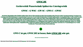 What Gwsc.de website looks like in 2024 