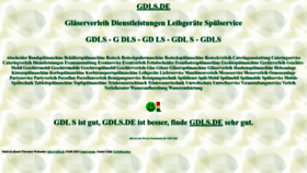 What Gdls.de website looks like in 2024 