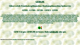 What Gfhs.de website looks like in 2024 