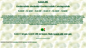 What Gagc.de website looked like in 2024 (1 year ago)
