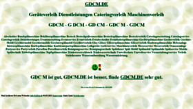 What Gdcm.de website looked like in 2024 (1 year ago)