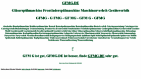 What Gfmg.de website looks like in 2024 