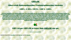 What Ghfa.de website looks like in 2024 