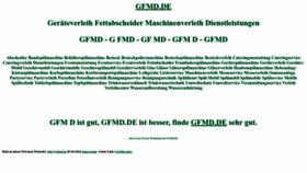 What Gfmd.de website looked like in 2024 (2 years ago)