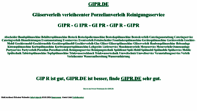 What Gipr.de website looks like in 2024 