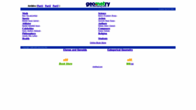 What Geometry.net website looked like in 2024 (1 year ago)