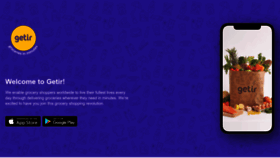 What Getir.com website looks like in 2024 