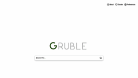 What Gruble.de website looks like in 2024 