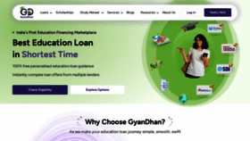 What Gyandhan.com website looks like in 2024 