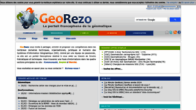 What Georezo.net website looks like in 2024 