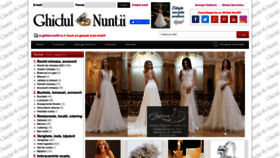 What Ghidul-nuntii.ro website looks like in 2024 