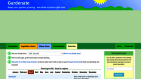 What Gardenate.com website looks like in 2024 