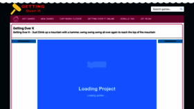 What Gettingoverit.co website looks like in 2024 