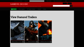 What Gamersdecide.com website looks like in 2024 