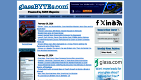 What Glassbytes.com website looks like in 2024 