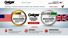 What Geiger.com website looks like in 2024 